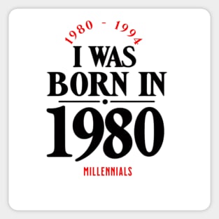 Millennials in black Sticker